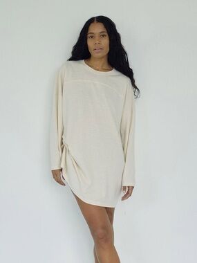 Boheme Goods Football tee- milk